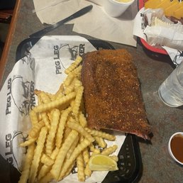 Half rack dry rub ribs, DELISH!!! Half rack dry rub ribs, DELISH!!!