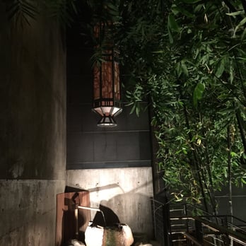 Izakaya Den - The bamboo as seen from the staircase. Gorgeous! - Japanese Near Me - Denver, Colorado