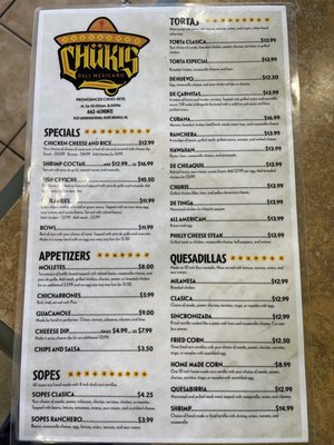 Menu photo 4 Chukis Deli Mexicano Olive Branch, MS