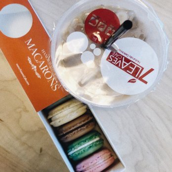 7 Leaves Cafe - macaroons and jasmine milk tea - Coffee & Tea Near Me - Houston, Texas