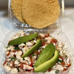 Adolfo's Mexican Food - Ceviche de Camarón - this is a LARGE and very generous portion.