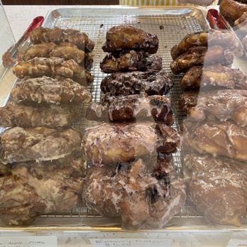 Moonbridge Doughnut Studio - Fritter selection - Donuts Near Me - Long Beach, California Moonbridge Doughnut Studio - Fritter selection - Donuts Near Me - Long Beach, California