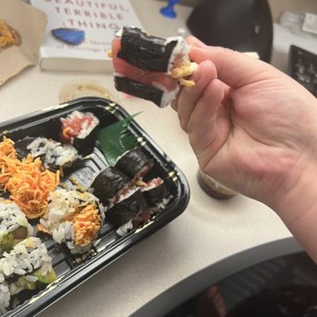 Soho Sushi - Not even rolled all the way - Sushi Bars Near Me - Grand Rapids, Michigan
