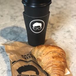 Croissant and a coffee