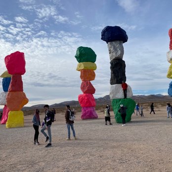Seven Magic Mountains - Public Art Near Me - Las Vegas, Nevada