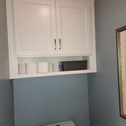 So Cal WoodWorks - Over toilet cabinet