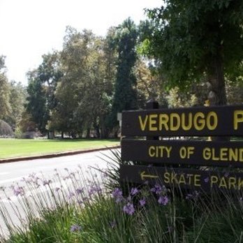 Verdugo Park - Stock photo of the Verdugo Park sign taken from the city of Glendale website - Parks Near Me - Glendale, California