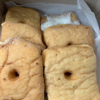 Your Mom's Donuts - Donuts - cinnamon sugar (front), glazed (back left), and lemon honey (back right) - Donuts Near Me - Charlotte, North Carolina Your Mom's Donuts - Donuts - cinnamon sugar (front), glazed (back left), and lemon honey (back right) - Donuts Near Me - Charlotte, North Carolina