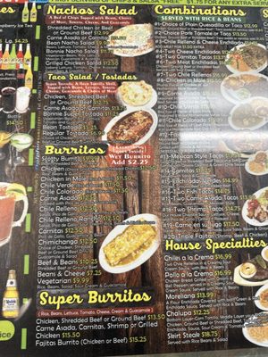 Menu photo 1 Rancho Grande Corning, CA