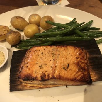 Seasons 52 - Cedar Plank-Roasted Salmon - Seafood Near Me - Buford, Georgia