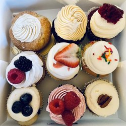 Wonderland Sweets - Variety of cupcakes and cream puff