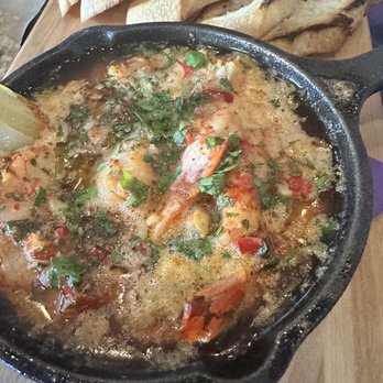 Vine + Grain - Shrimp skillet - Wine Bars Near Me - Brentwood, California Vine + Grain - Shrimp skillet - Wine Bars Near Me - Brentwood, California