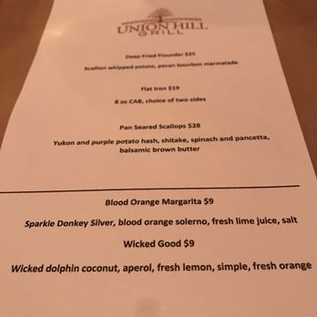Union Hill Grill - These are the specials - American Near Me - Canton, Georgia