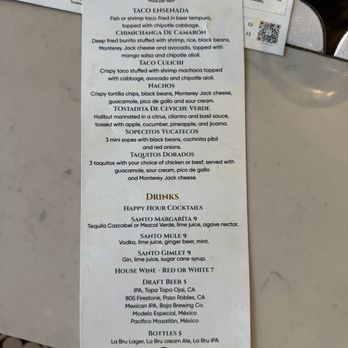 Santo Mezcal - HH Menu - Mexican Near Me - Santa Barbara, California Santo Mezcal - HH Menu - Mexican Near Me - Santa Barbara, California