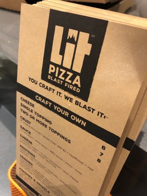 Menu photo 1 LIT Pizza - Prairieville Gonzales, LA