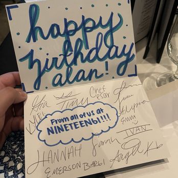 Nineteen 61 - Bday card - Latin American Near Me - Lakeland, Florida