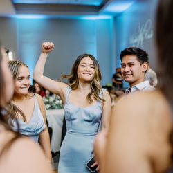 Sunkisst Entertainment - Crowd having a great time at a wedding on the dance floor