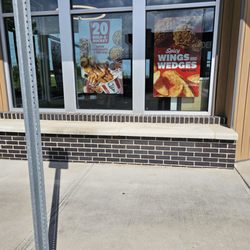 KFC - Ads visible from the parking area