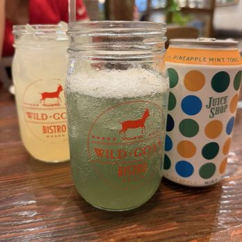 Wild Goat Bistro - Ginger lemonade (left) & Pineapple Mint Tonic (right) - Pizza Near Me - Petaluma, California Wild Goat Bistro - Ginger lemonade (left) & Pineapple Mint Tonic (right) - Pizza Near Me - Petaluma, California