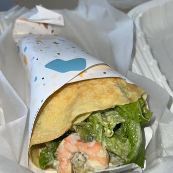 Roll Creperie - shrimp caesar crepe - Creperies Near Me - Mililani, Hawaii Roll Creperie - shrimp caesar crepe - Creperies Near Me - Mililani, Hawaii
