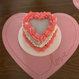 Mini heart cakes $35 Mini heart cakes $35