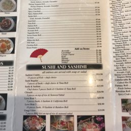 The menu: The menu: