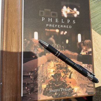 Joseph Phelps Vineyards - Menu - Wineries Near Me - Saint Helena, California Joseph Phelps Vineyards - Menu - Wineries Near Me - Saint Helena, California