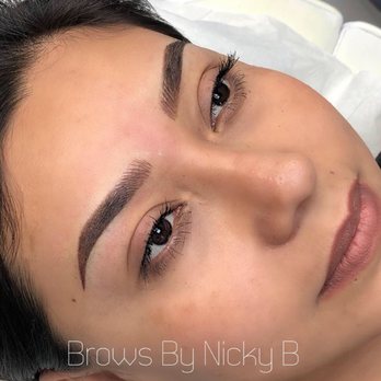 Brows By Nicky B - Combination of Microblading and Ombré shading - Permanent Makeup Near Me - San Diego, California Brows By Nicky B - Combination of Microblading and Ombré shading - Permanent Makeup Near Me - San Diego, California