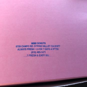 Miss Donut - Donuts Near Me - Spring Valley, California