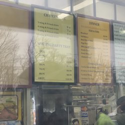 Suburban Seafood - Chicken Box and Dinner Menu