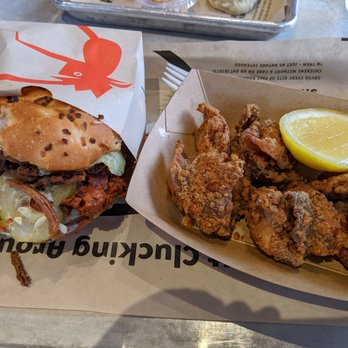 The Crack Shack - Fire Bird, and oyster nuggets - New American Near Me - Encinitas, California