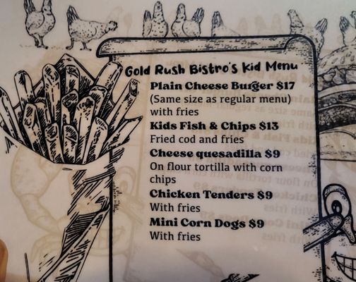Menu photo 5 Gold Rush Bistro Seward, AK