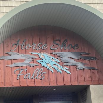 Horseshoe Falls & Gift Shop - Entrance. - Tours Near Me - Munising, Michigan