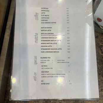 Kustom - Menu - Coffee & Tea Near Me - New York, New York