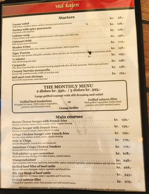 Menu photo 2 Ved Kajen Copenhagen, 84
