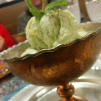 Queen of Persia - Pistachio ice cream with chunks of nuts - Persian/Iranian Near Me - Toronto, Ontario Queen of Persia - Pistachio ice cream with chunks of nuts - Persian/Iranian Near Me - Toronto, Ontario