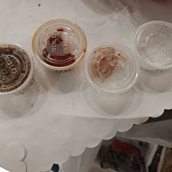 Moobongri - To-go condiments (perilla seeds, gochujang, saeujeot, salt) - Korean Near Me - Irvine, California Moobongri - To-go condiments (perilla seeds, gochujang, saeujeot, salt) - Korean Near Me - Irvine, California