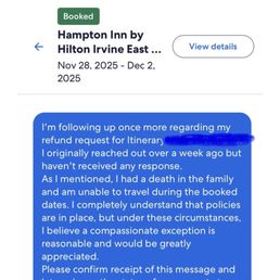 Chat message sent on 10/25/25