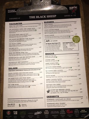 Menu photo 4 The Black Sheep Dublin, D Menu photo 4 The Black Sheep Dublin, D