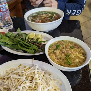 Pho Dien - Bone marrow with egg for added richness - Vietnamese Near Me - Houston, Texas