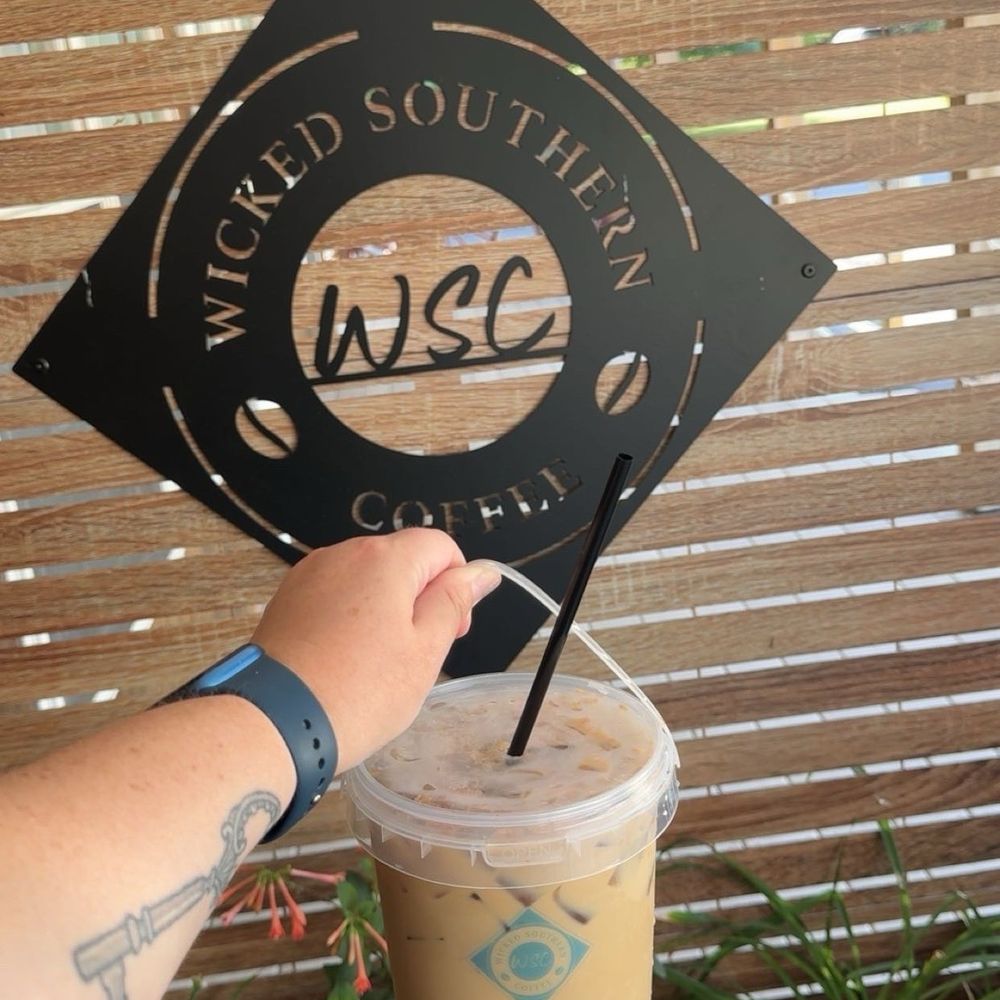 Wicked Southern Coffee - Iced coconut latte in a bucket - Coffee & Tea Near Me - Salem, Connecticut Wicked Southern Coffee - Iced coconut latte in a bucket - Coffee & Tea Near Me - Salem, Connecticut