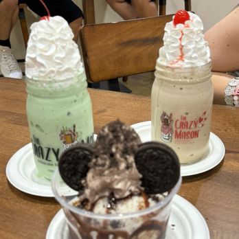 The Crazy Mason Milkshake Bar - Coffee and Oreo - Desserts Near Me - Kissimmee, Florida