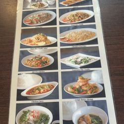 Dingdi Myanmar Restaurant - Pictures on back of menu to help you make good decisions.
