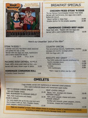 Menu photo 2 Country Cousin Centralia, WA