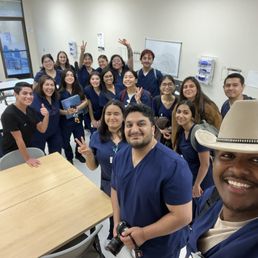 Students of graduated class of Phlebotomy technician lead by Marcus Santiago Students of graduated class of Phlebotomy technician lead by Marcus Santiago