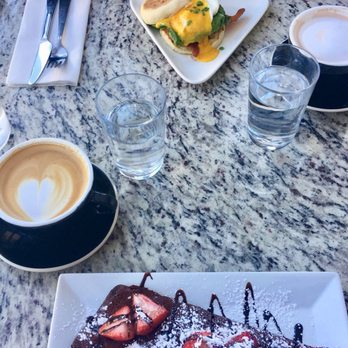 Nido Cafe - Nutella crepe and the eggs Benedict sandwich - Coffee & Tea Near Me - Cumming, Georgia