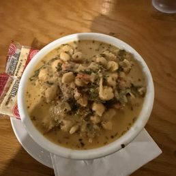 A steaming hot bowl of Mixed Bean soup on a cold October day really hits the spot!
