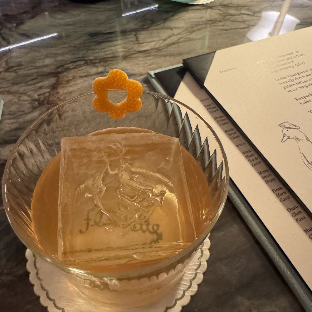 Fleurette - Coronado - bourbon, brown butter, champagne reduction - YES - French Near Me - San Diego, California Fleurette - Coronado - bourbon, brown butter, champagne reduction - YES - French Near Me - San Diego, California