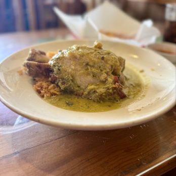 Enrique's Mexican Restaurant - Pork shank in green sauce - Mexican Near Me - Long Beach, California