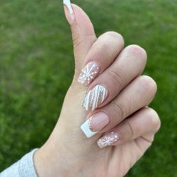Winter nail art